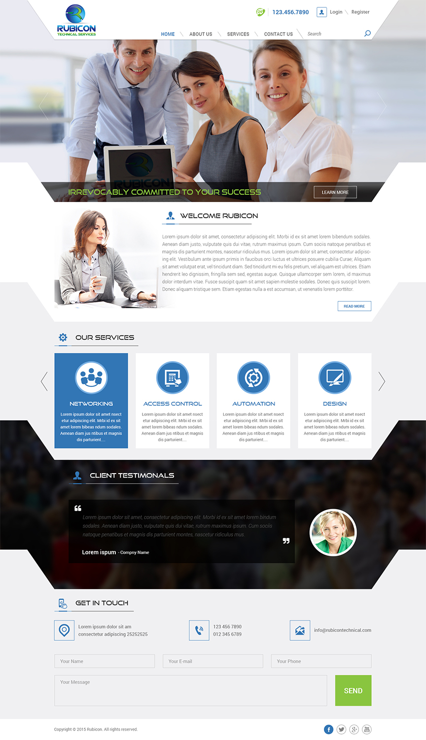 Web Design par Creative Usha pour Mahonec Enterprises | Design #5321408