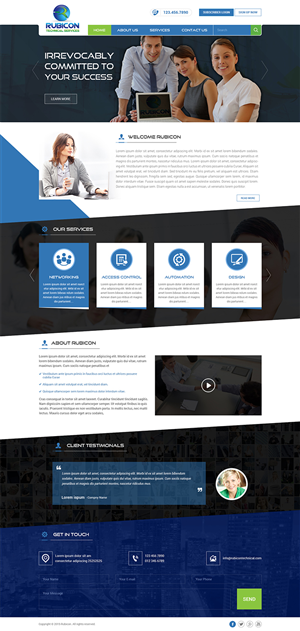 Web Design by Creative Usha for Mahonec Enterprises | Design #5321415