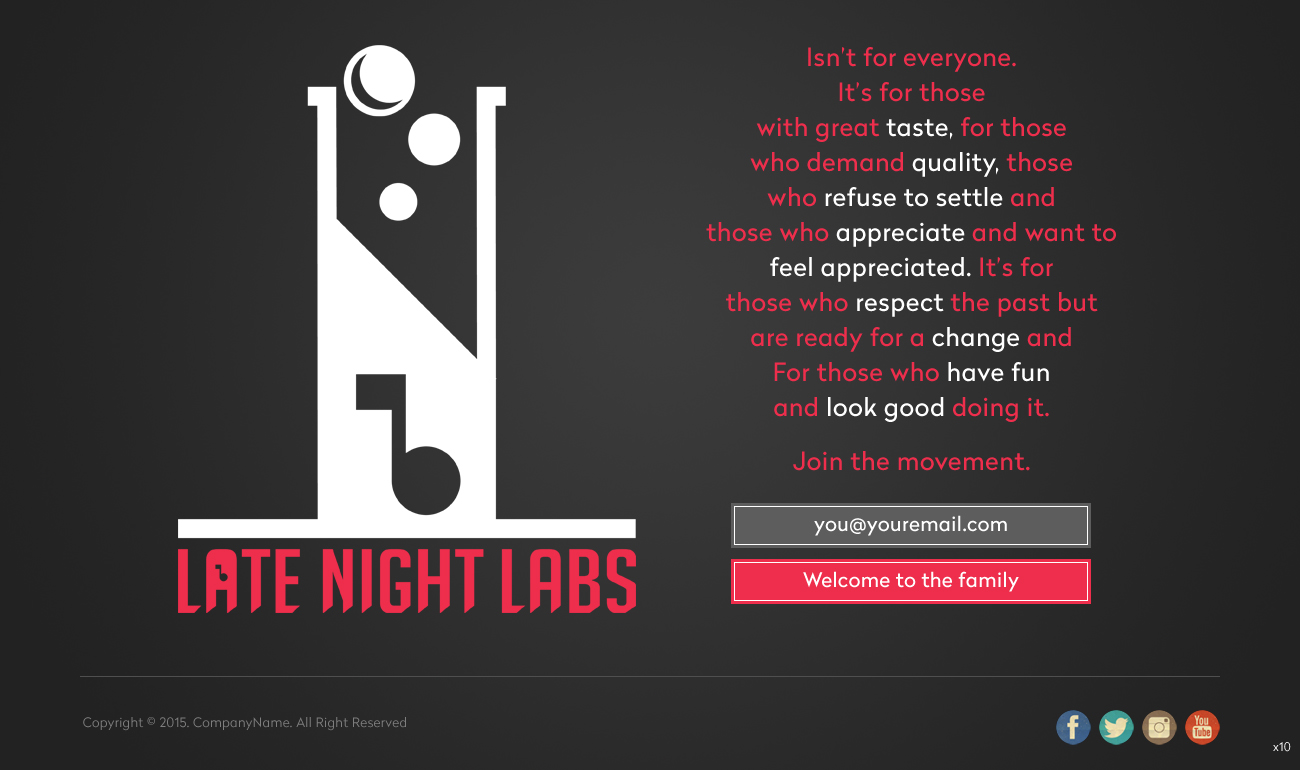 Landing Page Design by pb for Lunakidz music | Design #5289549