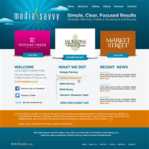 Advertising agency needs site design | Web-Design von Robert Marks