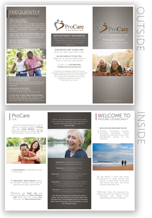 Brochure Design by media_naranja for Pro Care Counseling | Design: #5301095