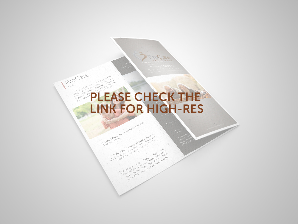 Brochure Design by media_naranja for Pro Care Counseling | Design #5304067