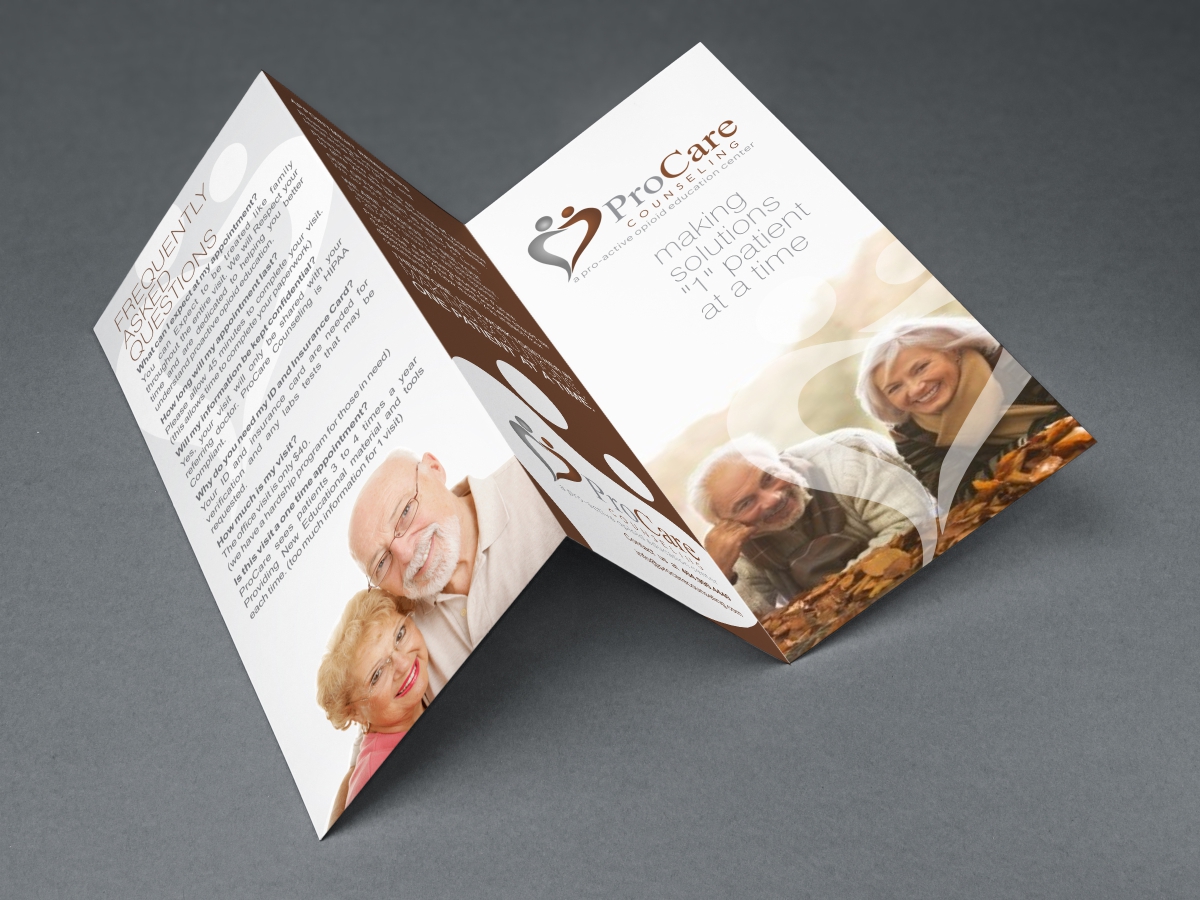 Brochure Design by cb1318 for Pro Care Counseling | Design #5302229