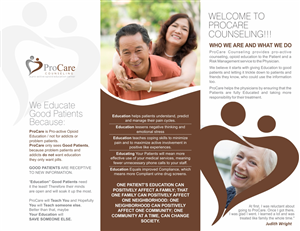 Brochure Design by cb1318 for Pro Care Counseling | Design: #5311357