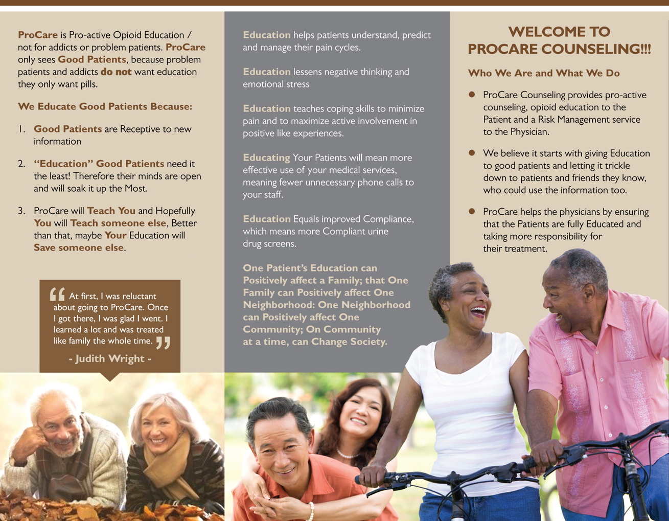Brochure Design by Squaredot for Pro Care Counseling | Design #5298056