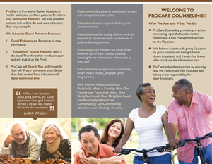 Brochure Design by Squaredot for Pro Care Counseling | Design: #5298056