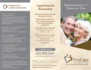Brochure Design by Squaredot for Pro Care Counseling | Design: #5298244