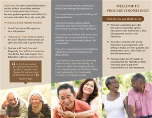 Brochure Design by Squaredot for Pro Care Counseling | Design: #5298247