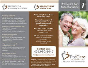 Brochure Design by Squaredot for Pro Care Counseling | Design: #5304585
