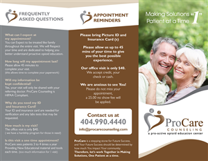 Brochure Design by Squaredot for Pro Care Counseling | Design: #5305395