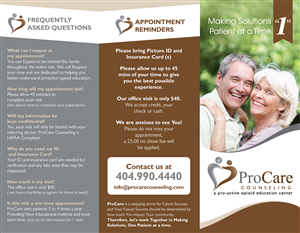 Brochure Design by Squaredot for Pro Care Counseling | Design: #5305449