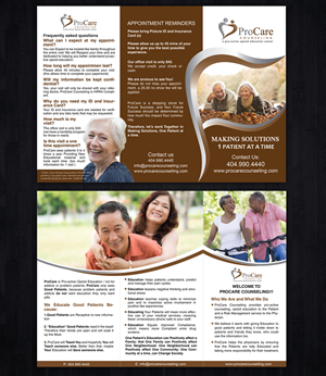 Brochure Design by Sarmishtha Chattopadhyay_loginchange for Pro Care Counseling | Design: #5297416