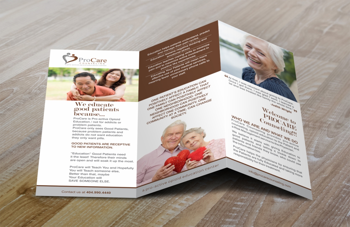 Brochure Design by creativeride for Pro Care Counseling | Design #5304510