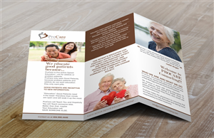 Broschüren-Design von creativeride für Pro Care Counseling | Design #5304510