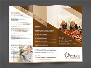 Brochure Design by MilM for Pro Care Counseling | Design: #5297904