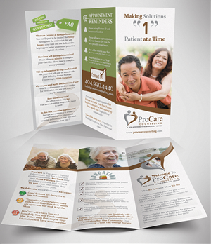 Brochure Design by creationz2011 for Pro Care Counseling | Design: #5299240