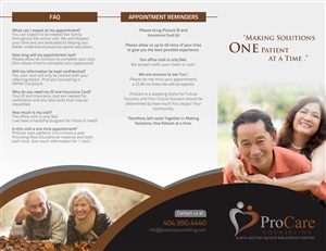 Brochure Design by barinix for Pro Care Counseling | Design: #5296791