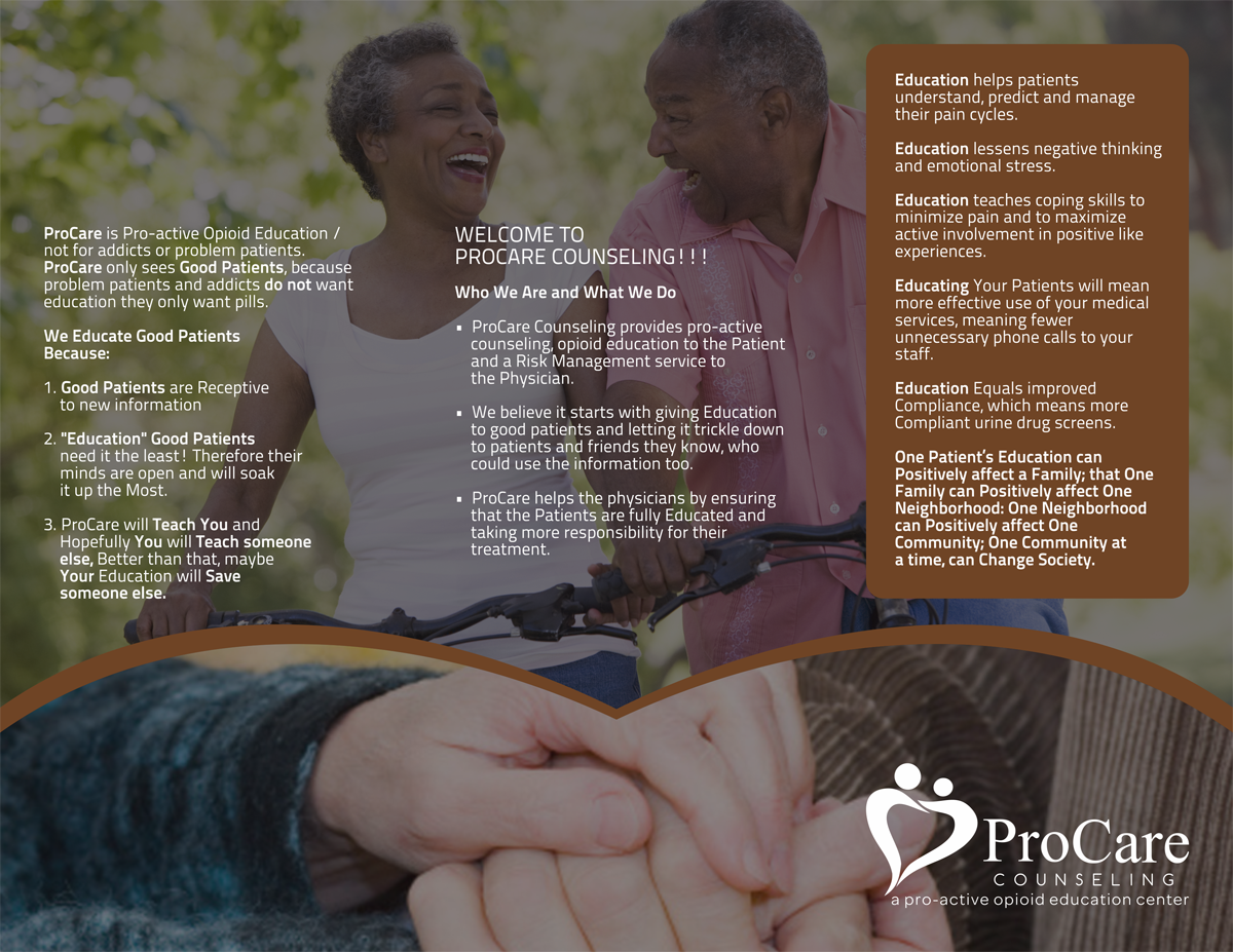 Brochure Design by barinix for Pro Care Counseling | Design #5297024