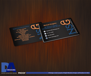 Business Card Design by da-designs