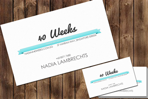 Diseño de Tarjeta de Presentación por Visible Spectrum para 40 Weeks | Diseño #1476325