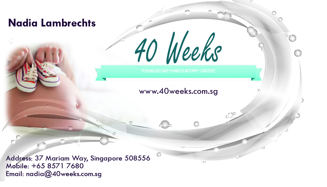 Design de Carte de Visite par yheboi pour 40 Weeks | Design #1488057