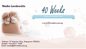 Business Card Design by yheboi for 40 Weeks | Design: #1488063