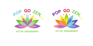 Logo Design by krokodila for Pop Go Zen | Design #5370380