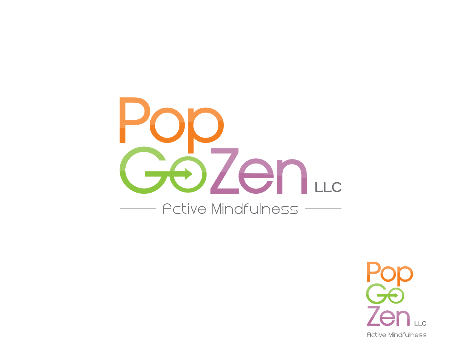 Logo Design by Pv_999 for Pop Go Zen | Design #5349049