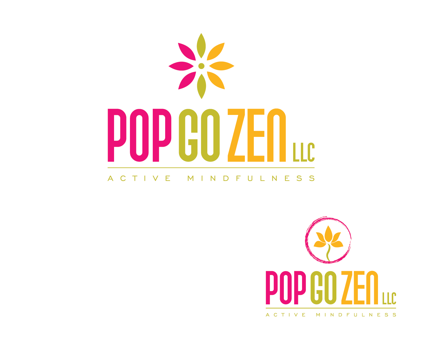 Logo Design by Pv_999 for Pop Go Zen | Design #5385690