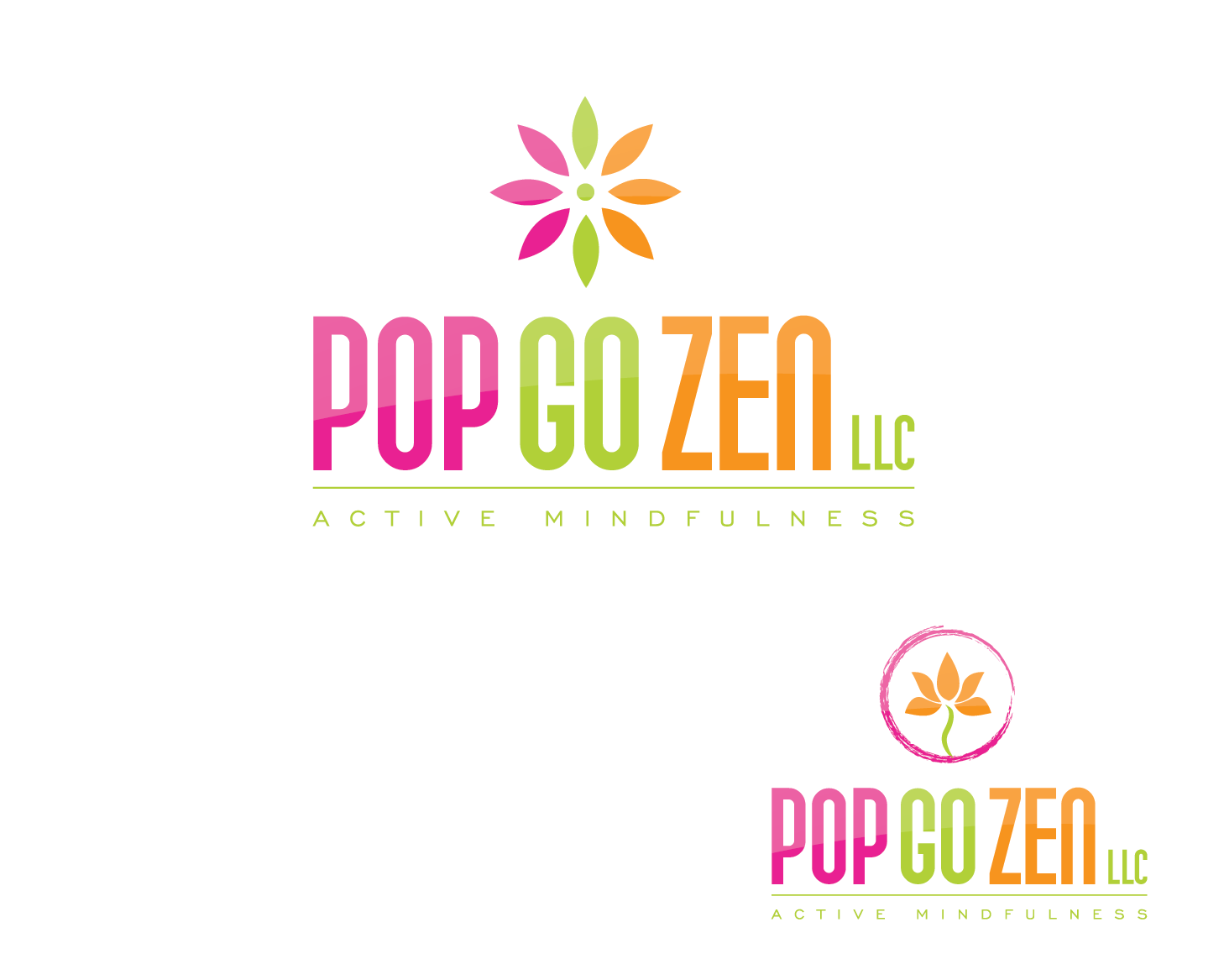 Logo Design by Pv_999 for Pop Go Zen | Design #5385731