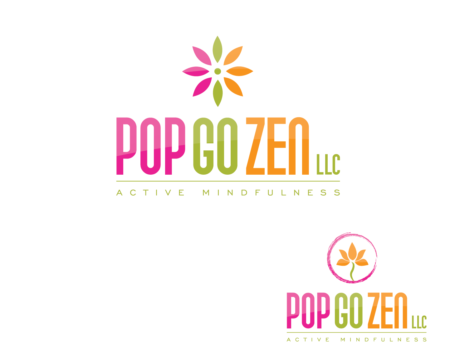Logo Design by Pv_999 for Pop Go Zen | Design #5387214