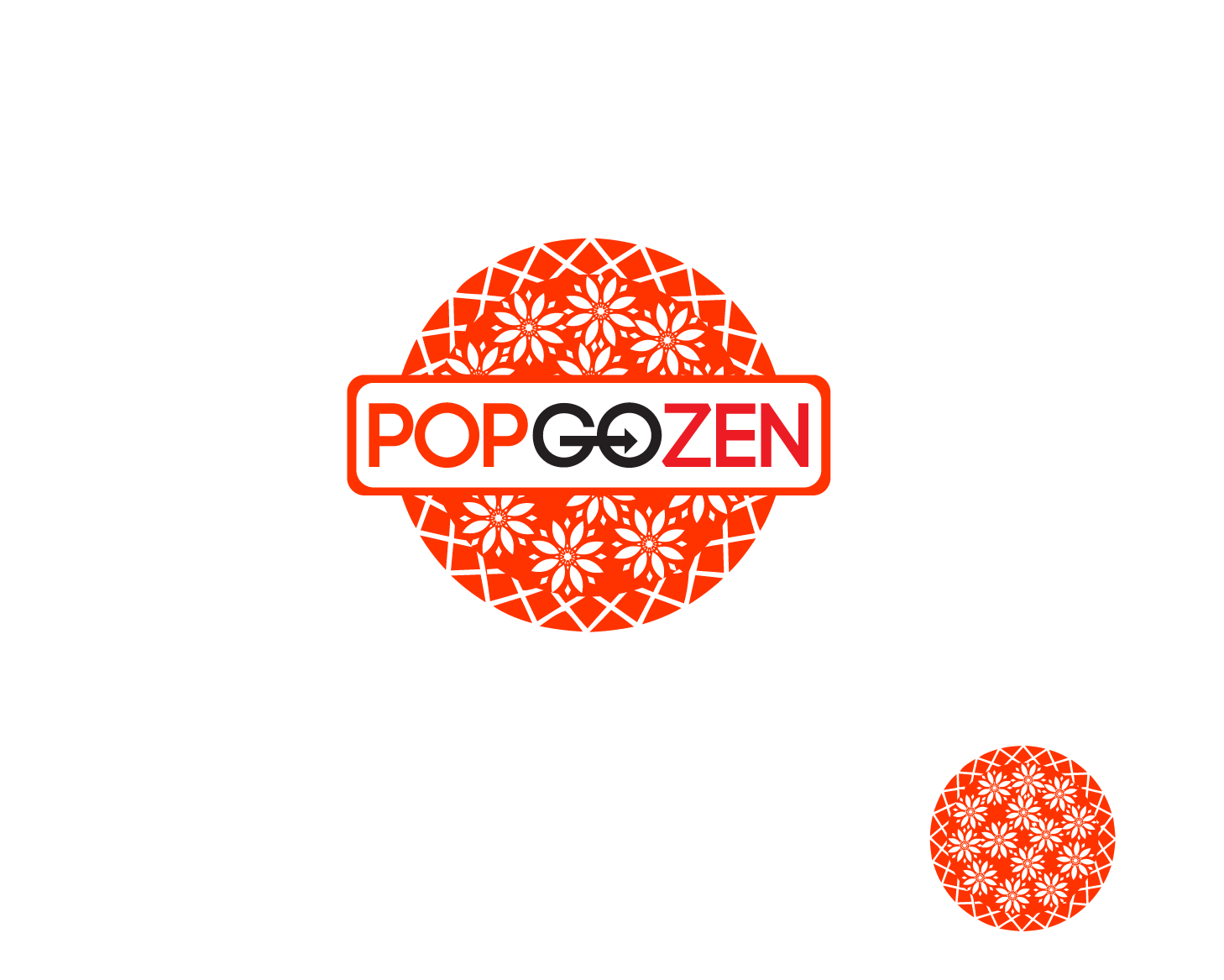 Logo Design by Pv_999 for Pop Go Zen | Design #5469276