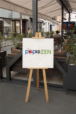 Logo Design by franNsd for Pop Go Zen | Design: #5306484