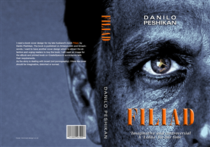 I need a cover design for my book -Filiad, a contemporary literature, controversial.  | Design de Couverture de Livre par illuminati-design
