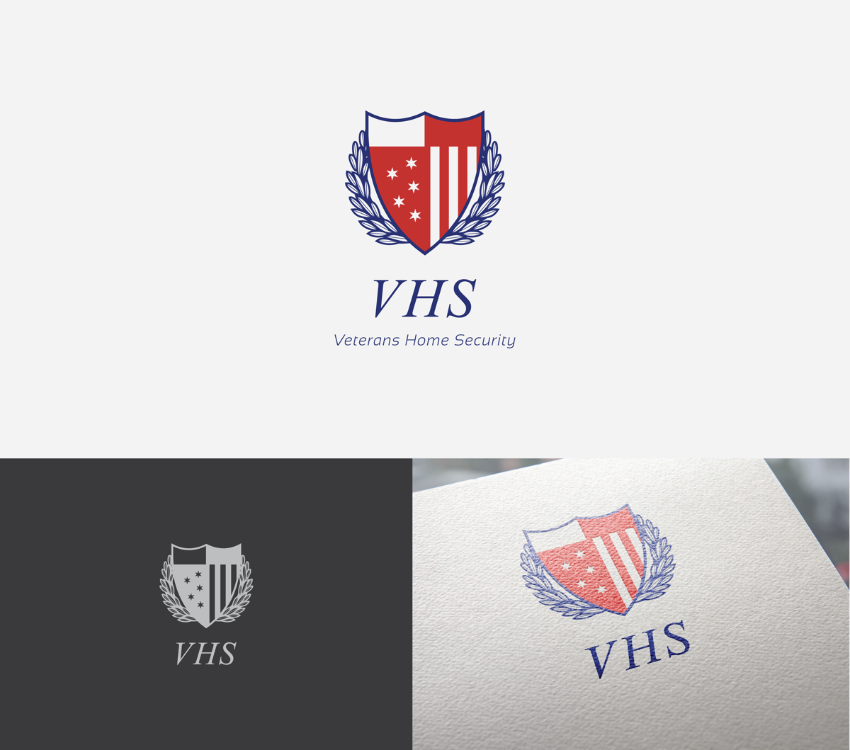 Logo Design by WITS for Veterans Home Security, LLC | Design #5317401