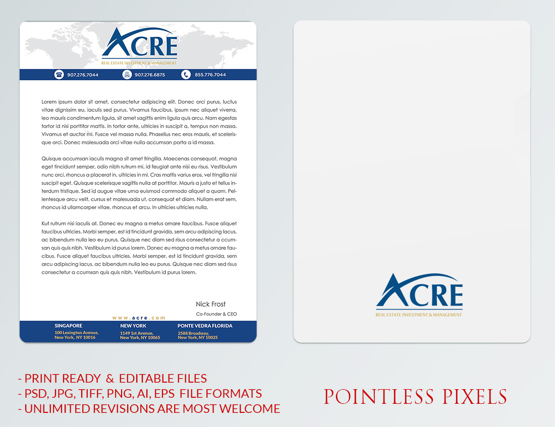 Diseño de Membrete por Pointless Pixels India para este proyecto | Diseño #5344728