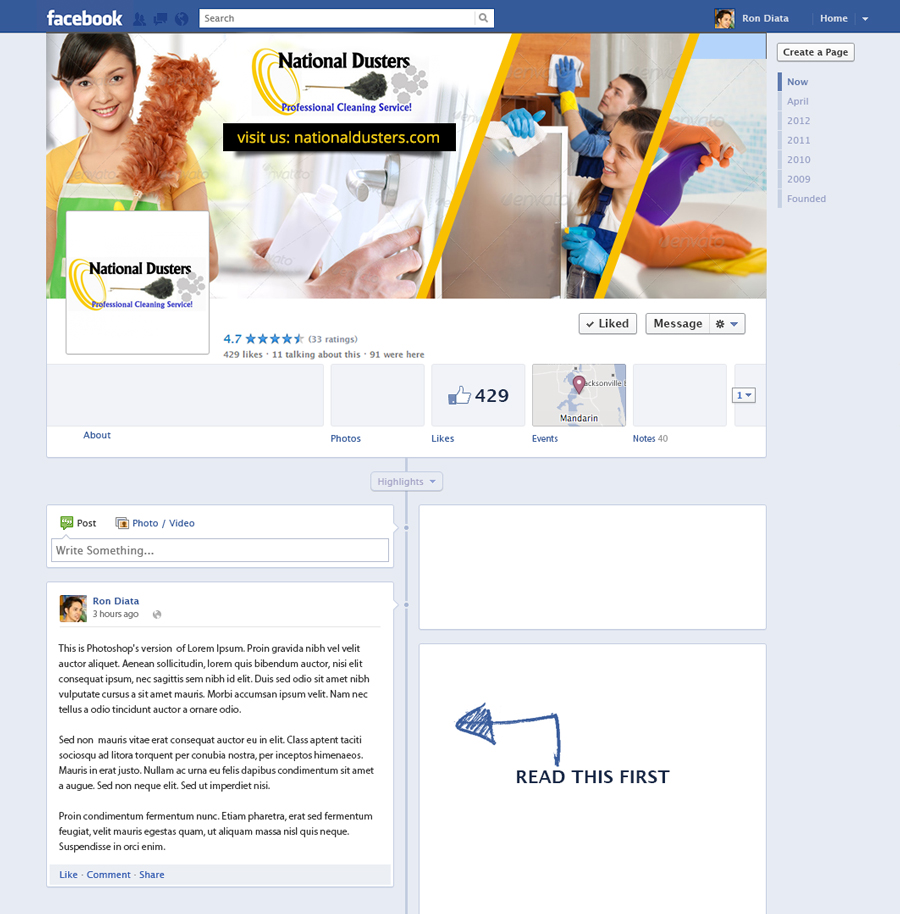 Facebook Design by rdesign12 for this project | Design #5359404
