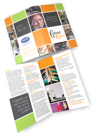 Brochure Design by Charala for Cluttered to Clarity | Design: #5349130