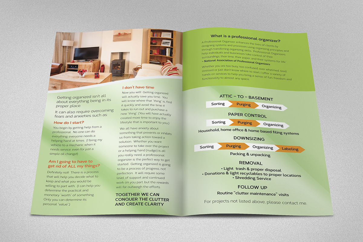 Brochure Design by laxman2creative for Cluttered to Clarity | Design #5345900