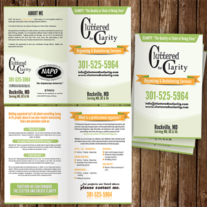 Brochure Design by rex-designs for Cluttered to Clarity | Design: #5321837