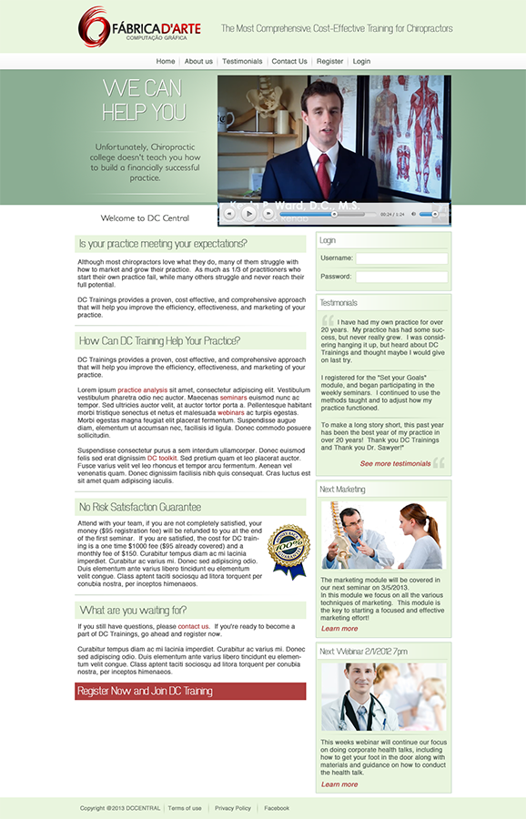 Web Design by Flolancer for this project | Design #1504195