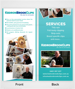 Flyer Design by CENTERSPREAD for Kedron Brook Clips | Design #5360378