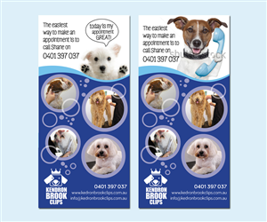 Flyer for home based dog grooming salon | Flyer Design by Charala