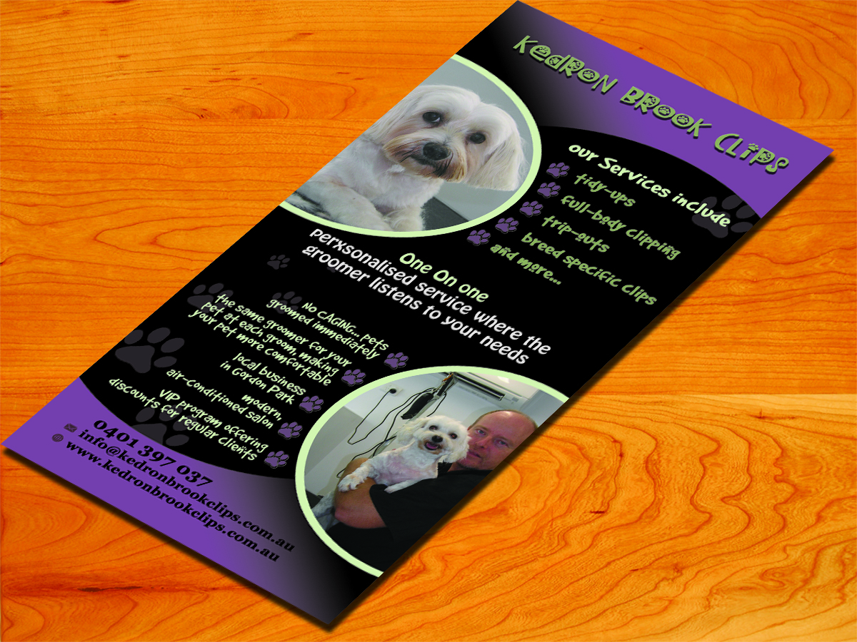 Diseño de Flyer por Yegeta para Kedron Brook Clips | Diseño #5389949