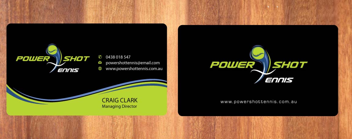 Visitenkarten-Design von Sbss für Power Shot Tennis | Design #1477118