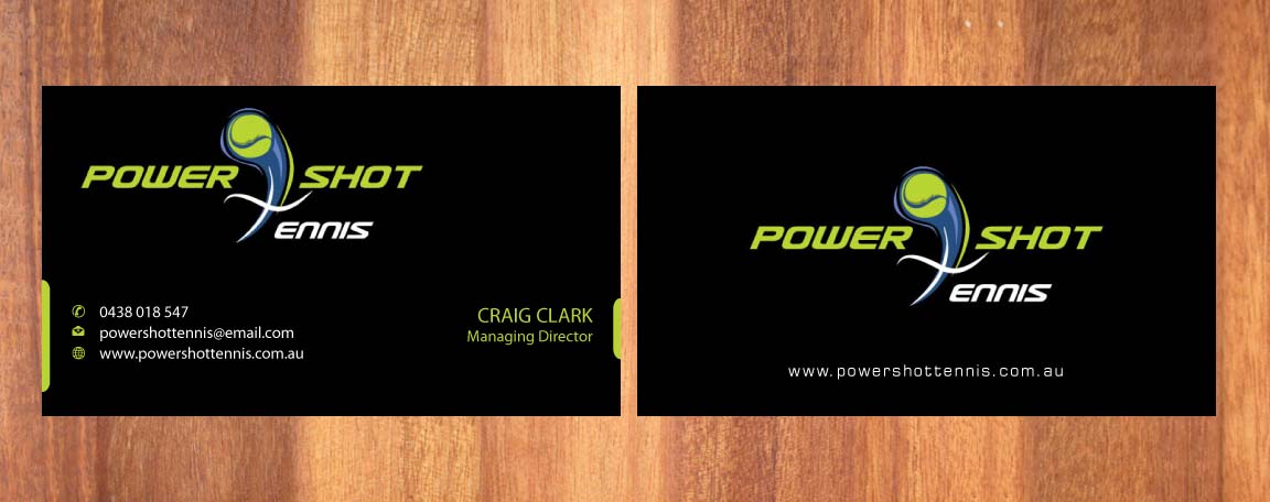 Diseño de Tarjeta de Presentación por Sbss para Power Shot Tennis | Diseño #1477121