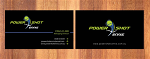 Business Card Design by Sbss for Power Shot Tennis | Design: #1477123