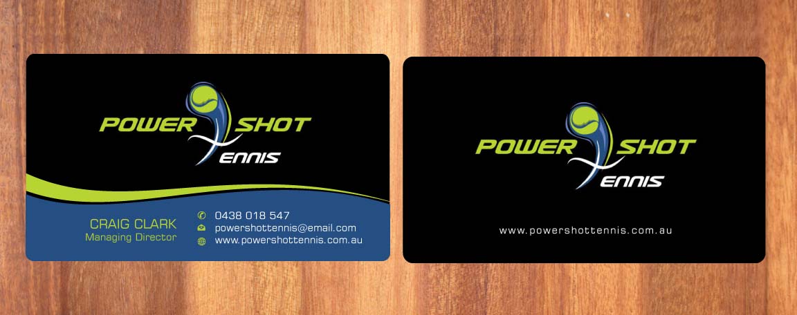 Diseño de Tarjeta de Presentación por Sbss para Power Shot Tennis | Diseño #1477127