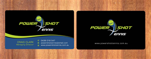 Business Card Design by Sbss for Power Shot Tennis | Design: #1477127