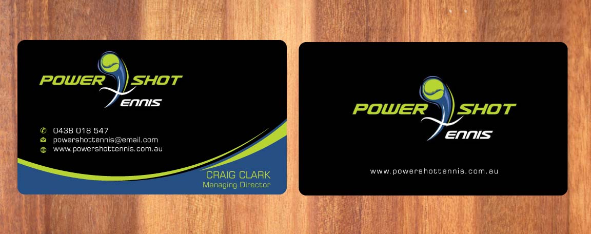 Visitenkarten-Design von Sbss für Power Shot Tennis | Design #1477129